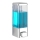 WENKO 24593100 - Tvåldispenser ISTRES 320 ml, blank krom med genomskinlig behållare