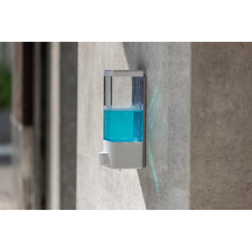 WENKO 24594100-Tvåldispenser ISTRES 320 ml vit/transparent