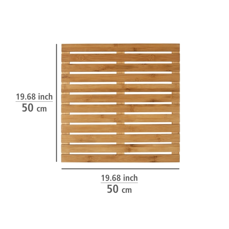 WENKO 24610100 - BAMBUSA bambumatta 50x50 cm brun
