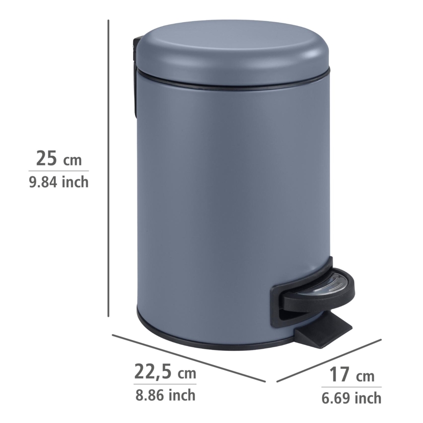 WENKO 24635100 - Korg LEMAN 17x25 cm blå/svart