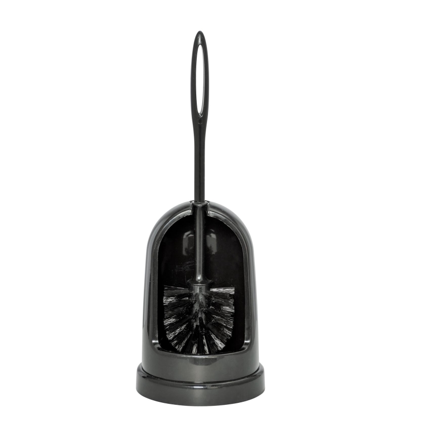 WENKO 24637100 - STANDARD toalettborste 14x40 cm svart