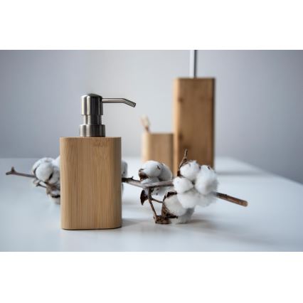 WENKO 24748100 - WC-borste BAMBUSA 10x37,5 cm brun