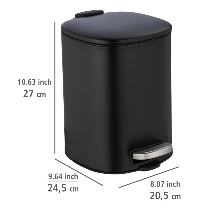 WENKO 24781100 - Korg ALASSIO 20,5x27 cm svart