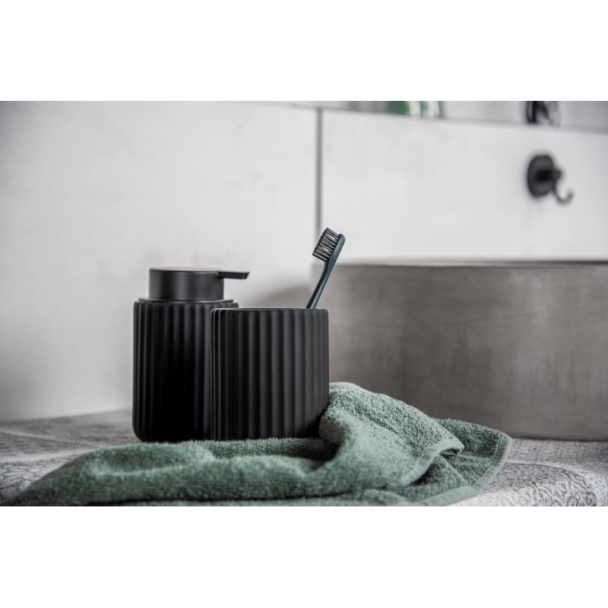 WENKO 24803100 - BELLUNO-mugg 8x11 cm svart