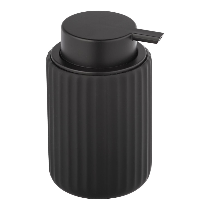 WENKO 24804100 - Tvåldispenser BELLUNO 8x13,5 cm svart