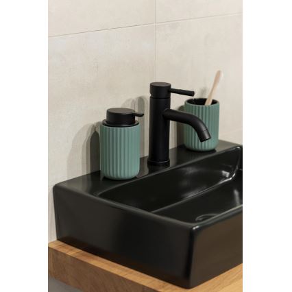 WENKO 24807100 - Tvålpump BELLUNO 8x13,5 cm grön/svart