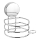 WENKO 24857100-Hårtorkshållare STATIC-LOC + OSIMO 14x13 cm blank krom