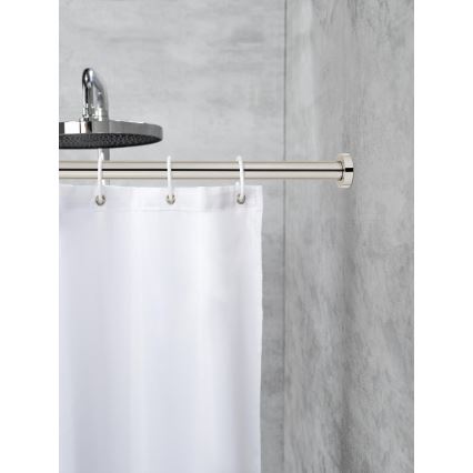 WENKO 24888100 - Duschstång LUZ 185x2,8 cm rostfritt stål/polerad krom