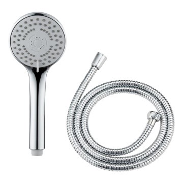WENKO 24918100 - Duschhuvud BASIC LINE 9,5x9,5 cm blankkrom/silverfärgad