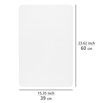 WENKO 24935100 - SIMI underlägg 39 x 60 cm, vit