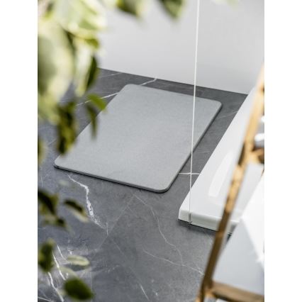 WENKO 24936100-SIMI-matta 39x60 cm grå