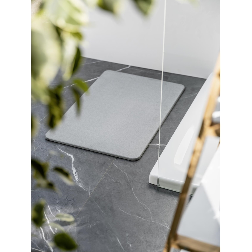 WENKO 24936100-SIMI-matta 39x60 cm grå