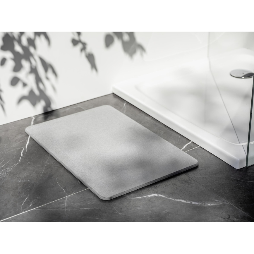 WENKO 24936100-SIMI-matta 39x60 cm grå