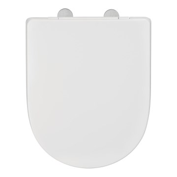 WENKO 24988100-WC-sits EXCLUSIVE 45x36,5 cm vit/silver