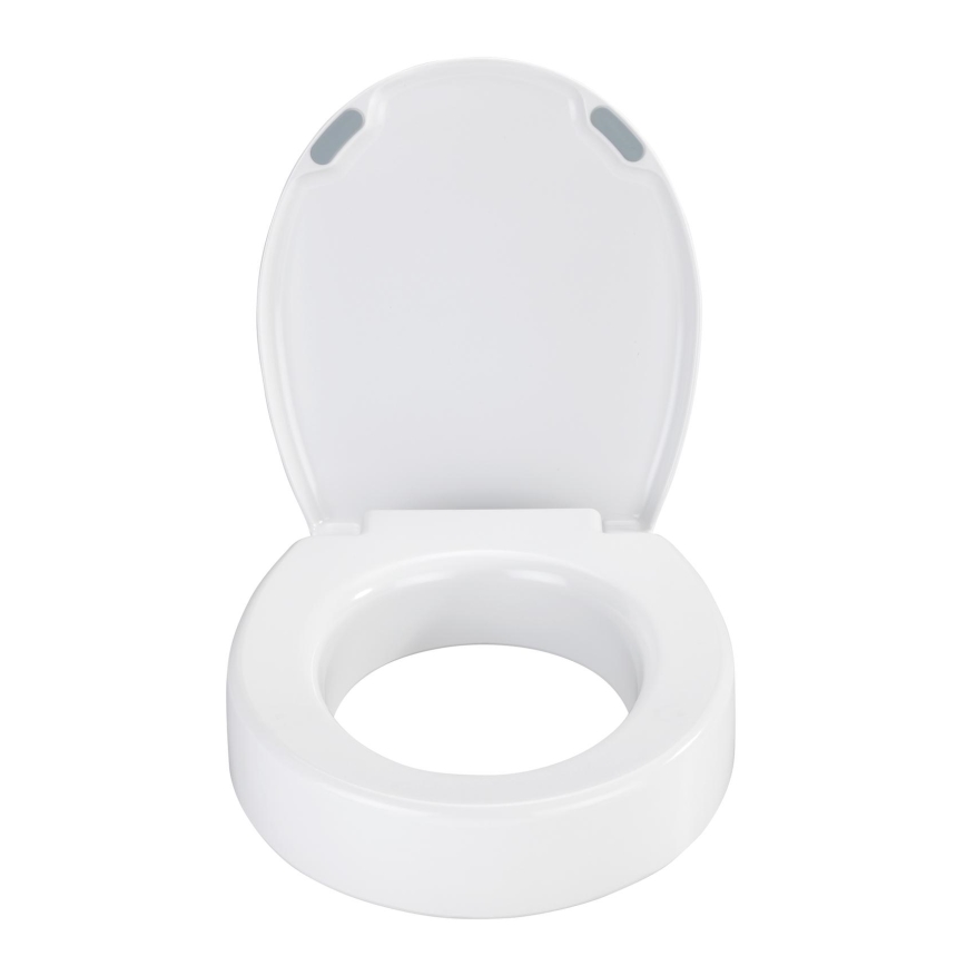 WENKO 25005100-Toalettsits SECURA 37x44 cm vit/grå