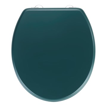 WENKO 25171100-WC toalettsits PRIMA 37x41 cm grön/silver