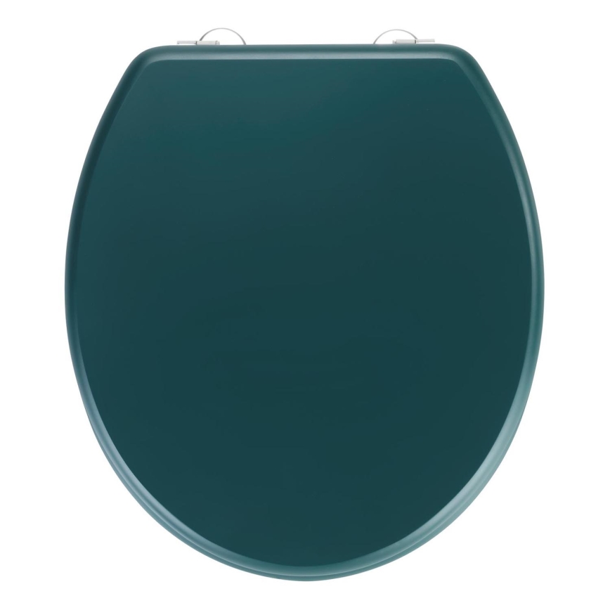 WENKO 25171100-WC toalettsits PRIMA 37x41 cm grön/silver