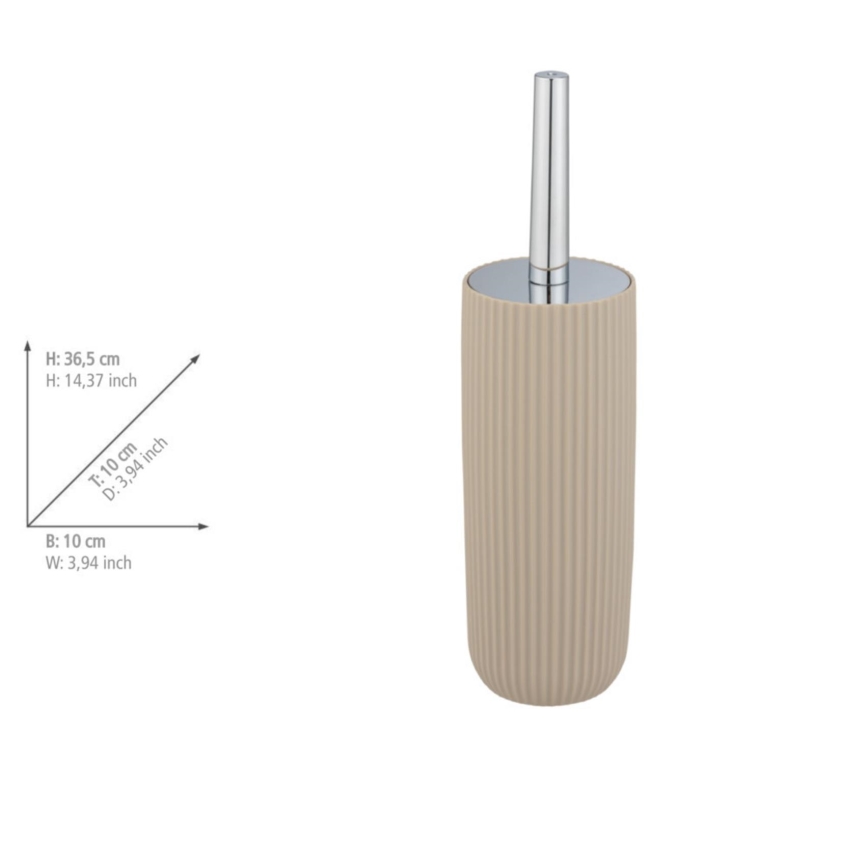 WENKO 25185100 - WC-borste AGROPOLI 10x36,5 cm beige