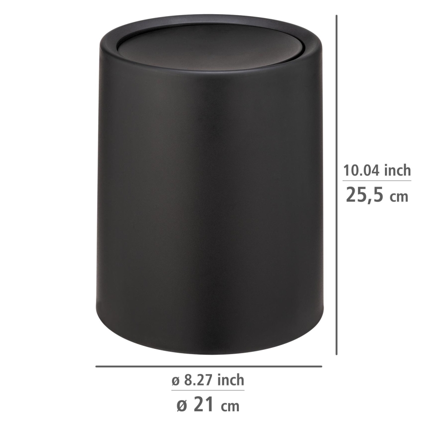 WENKO 25208100 - Korg ATRI 21x25,5 cm svart