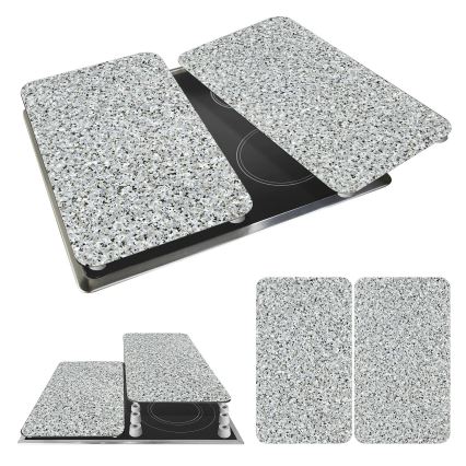 WENKO 2521120500 - Täckplatta NEUTRAL 30x52 cm granit/flerfärgad