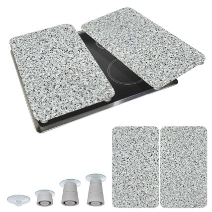 WENKO 2521120500 - Täckplatta NEUTRAL 30x52 cm granit/flerfärgad
