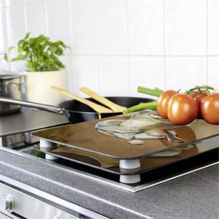 WENKO 2521280100 - Skyddslock till skiva 52x30 cm flerfärgad/grå/transparent