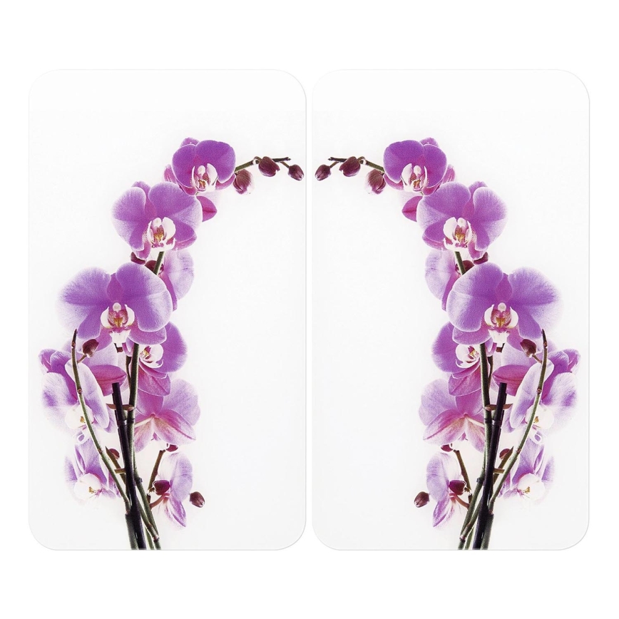 WENKO 2521433500 - Täckplatta - Blomma/Växt 30x52 cm, flerfärgad