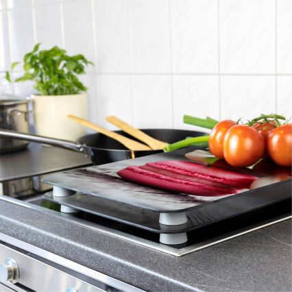 WENKO 2521496100 - Lock till spishäll 52x30 cm flerfärgad/grå/genomskinlig
