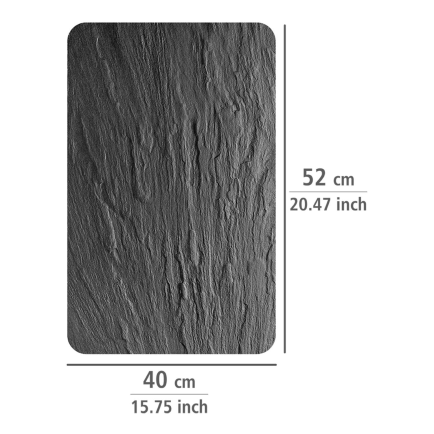 WENKO 2521499800 - Täckskivor SLATE 52x40 cm flerfärgad/grå/klar