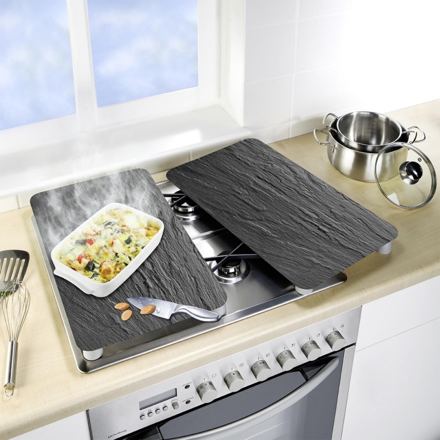 WENKO 2521499800 - Täckskivor SLATE 52x40 cm flerfärgad/grå/klar