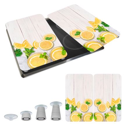 WENKO 2521512500 - Skyddsplatta för livsmedel 30x52 cm, flerfärgad