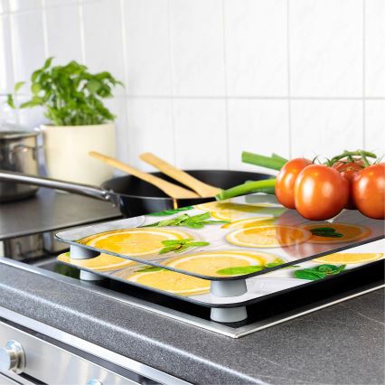 WENKO 2521512500 - Skyddsplatta för livsmedel 30x52 cm, flerfärgad