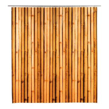 WENKO 25233100 - Duschdraperi BAMBUSA 180x200 cm brun