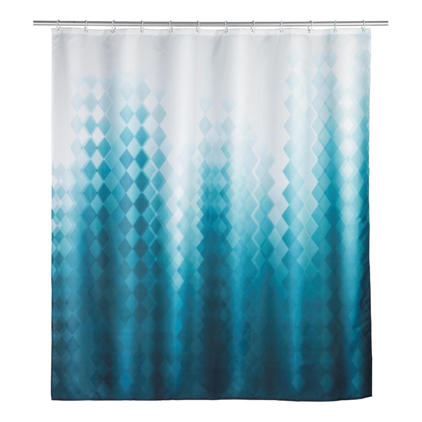 WENKO 25244100 - Duschdraperi TULLIN 180x200 cm, flerfärgat