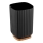 WENKO 25297100 - Tandborstmugg ROTELLO 8,5x11 cm svart/brun