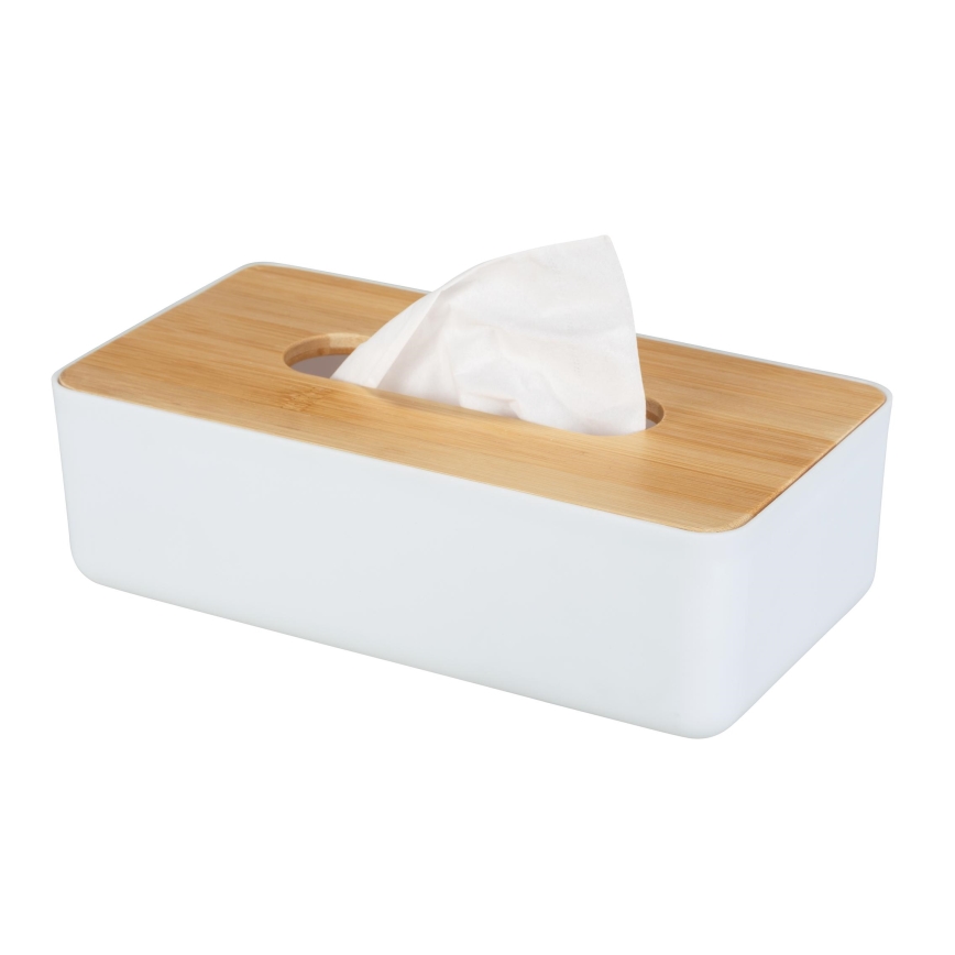 WENKO 25318100 - Kosmetikbox ROTELLO 24 x 12,7 cm vit/brun
