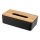 WENKO 25319100 - Sminkbox ROTELLO 24 x 12,7 cm svart/brun