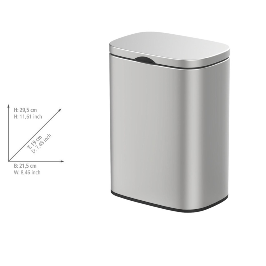 WENKO 25336100 - Korg SARE 21,5x29,5 cm silver