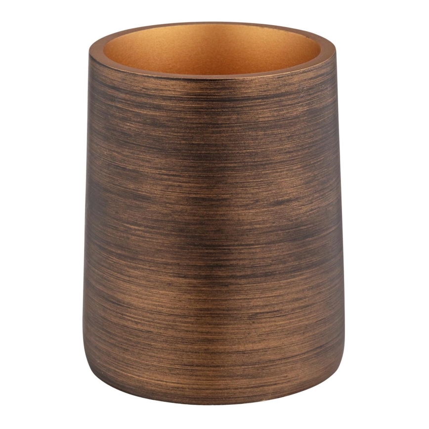 WENKO 25351100 - Glas PALENA 8,5x10,8 cm bronsfärgad