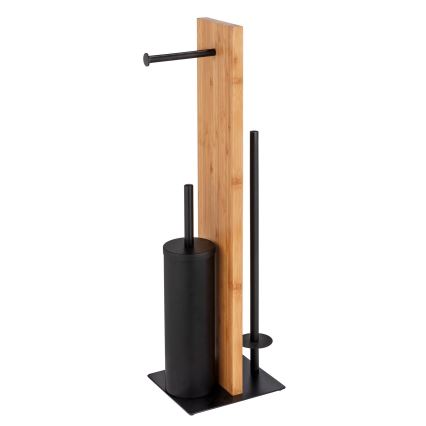 WENKO 25376100 - Toalettset LESINA 18x69 cm brun/svart