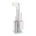 WENKO 25399100 - WC-borste RIVALTA 18x70 cm silver/vit/svart