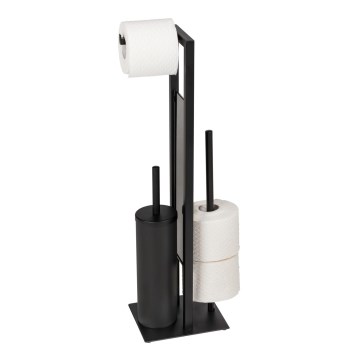 WENKO 25400100 - WC-borste RIVALTA 18x70 cm svart