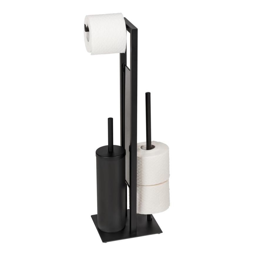 WENKO 25400100 - WC-borste RIVALTA 18x70 cm svart