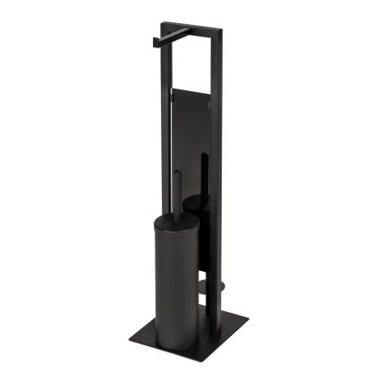 WENKO 25400100 - WC-borste RIVALTA 18x70 cm svart