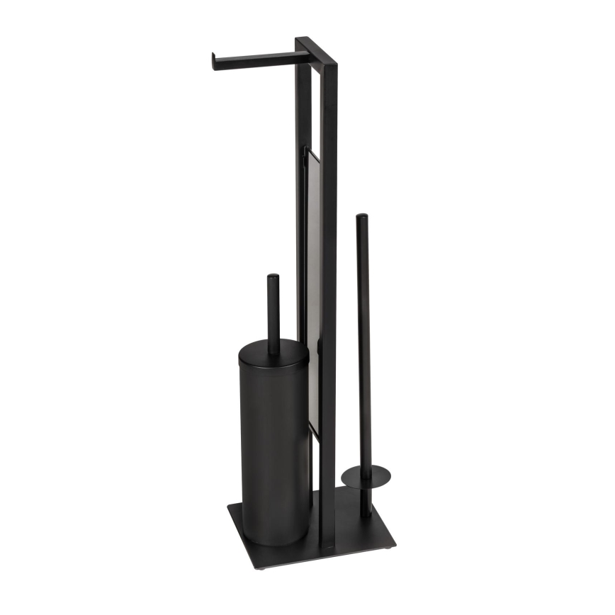 WENKO 25400100 - WC-borste RIVALTA 18x70 cm svart