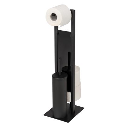 WENKO 25400100 - WC-borste RIVALTA 18x70 cm svart