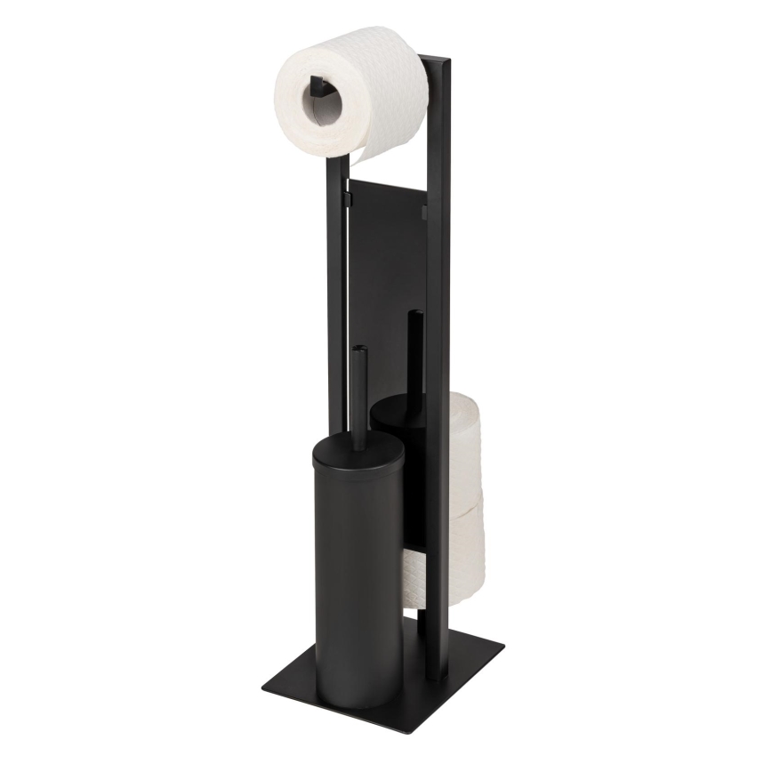 WENKO 25400100 - WC-borste RIVALTA 18x70 cm svart