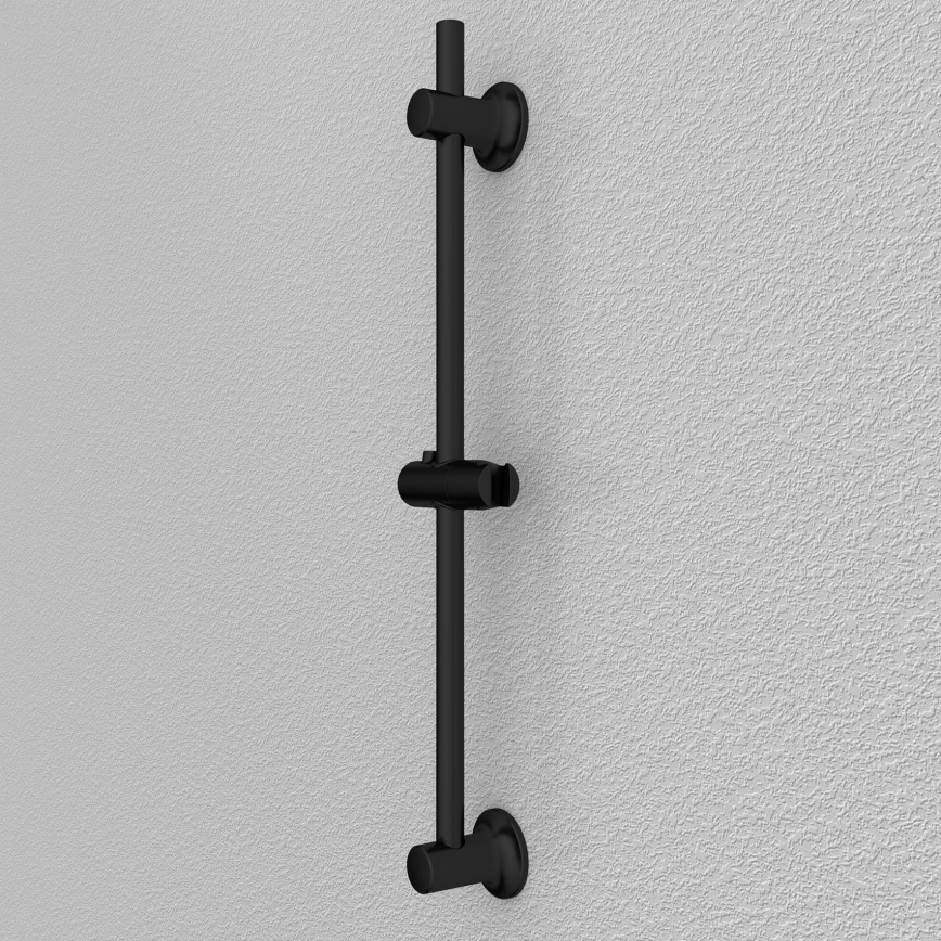 WENKO 25463100 - Duschstång LIBERTÀ 70 cm svart