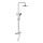 WENKO 25483100 - Duschsystem med vattenbesparande funktion, 120 cm, polerad krom