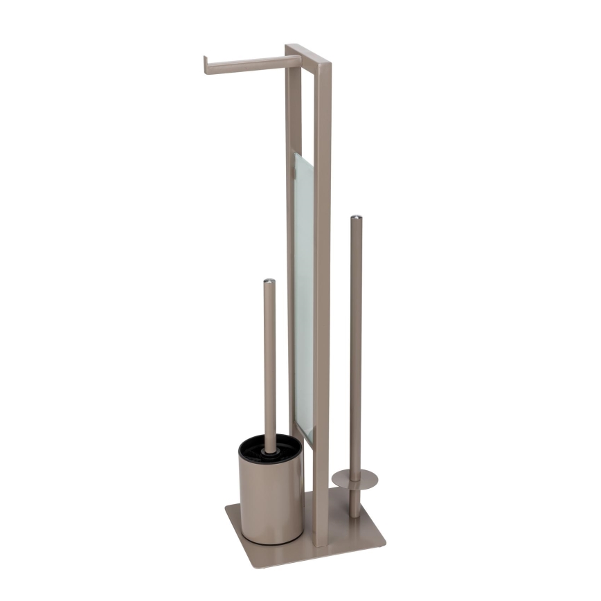 WENKO 25553100 - WC-borste RIVALTA 18x70 cm beige/svart